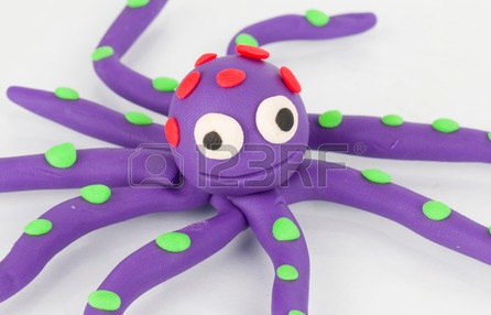 Oyun Hamurundan Ahtapot Yapımı