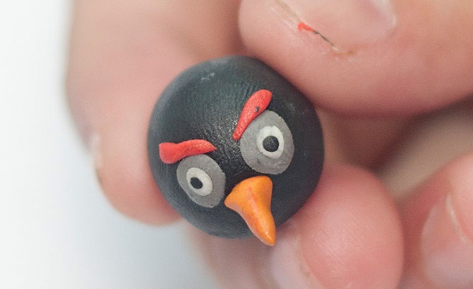 Oyun Hamurundan Angry Bird Yapımı