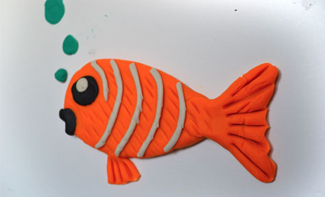 Oyun Hamurundan Balık Yapımı