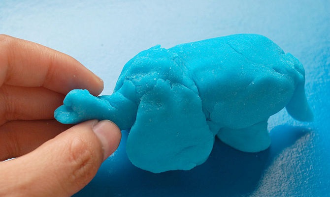 Oyun Hamurundan Fil Yapımı