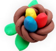 Oyun Hamurundan Kuş Yuvası Yapımı