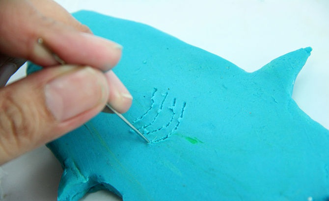 Oyun Hamurundan Köpek Balığı Yapımı