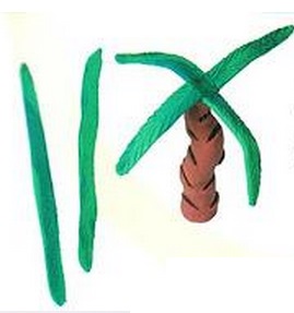 Oyun Hamurundan Palmiye Yapımı