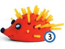 Oyun Hamurundan Kirpi Yapımı