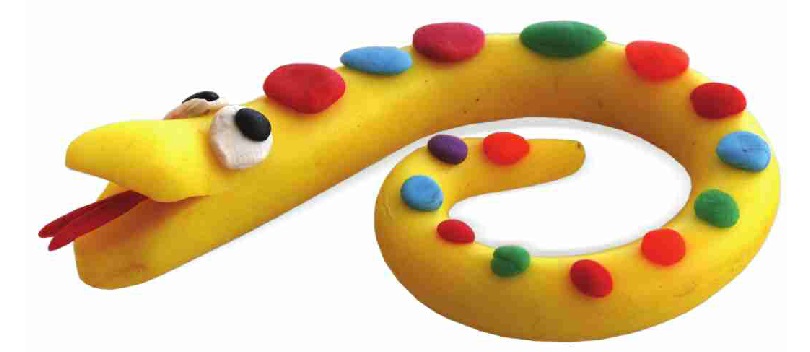 Oyun Hamurundan Yılan Yapımı