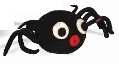 Oyun Hamurundan Örümcek Yapımı