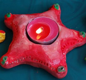 Tutkal Hamurundan Şamdan Yapımı Tarifi