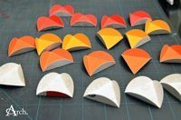 kağıttan süs yapımı resimli anlatımı