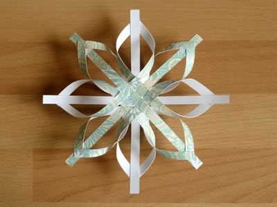 kağıttan süs yapımı resimli anlatımı