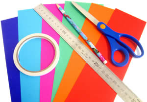 kağıttan süs yapımı resimli anlatımı