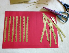 kağıttan süs yapımı resimli anlatımı