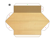 kağıttan-kartondan altın görünüşlü çerçeve yapımı resimleri