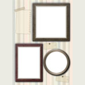 kağıttan-kartondan hazır çerçeve şablonu kes-yapıştır