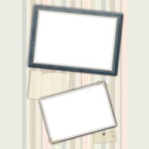 kağıttan-kartondan hazır çerçeve şablonu kes-yapıştır