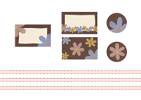 kağıttan-kartondan hazır çerçeve şablonu kes-yapıştır