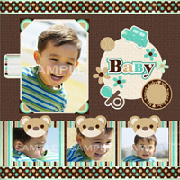 kağıttan-kartondan hazır çerçeve şablonu kes-yapıştır