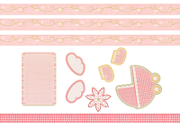 kağıttan-kartondan hazır çerçeve şablonu kes-yapıştır