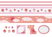 kağıttan-kartondan hazır çerçeve şablonu kes-yapıştır