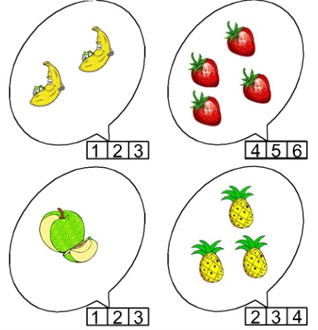 okul öncesi çocuklar için Kaç Tane Var çalışma sayfaları