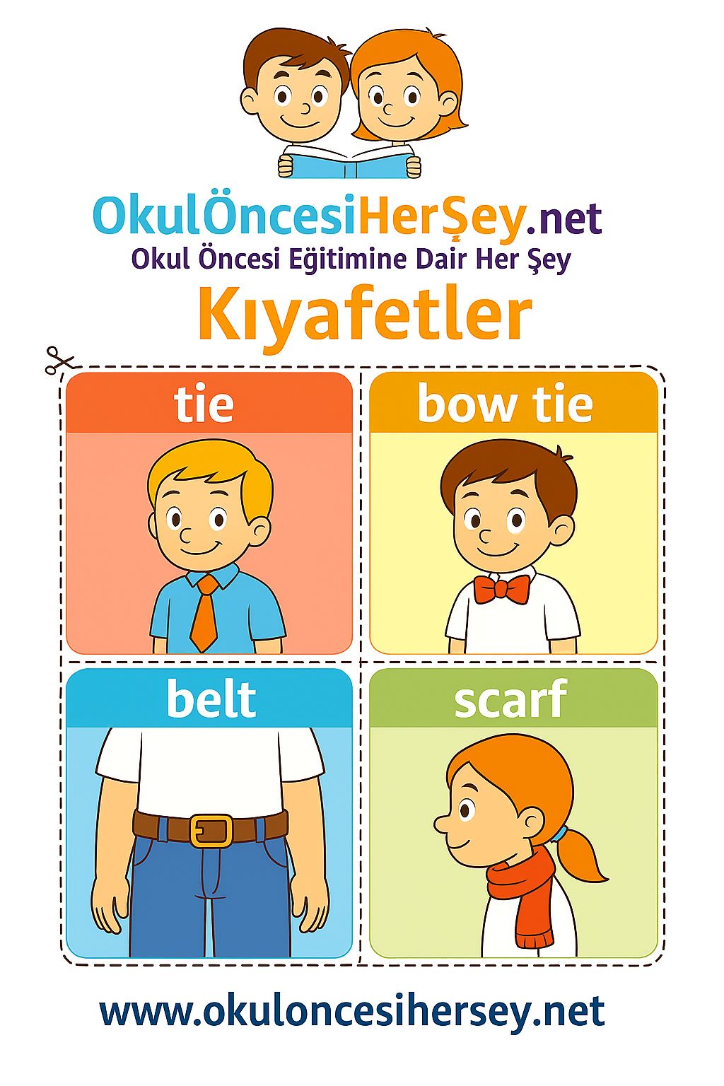 İngilizce Giyim-Aksesuar Flashkart