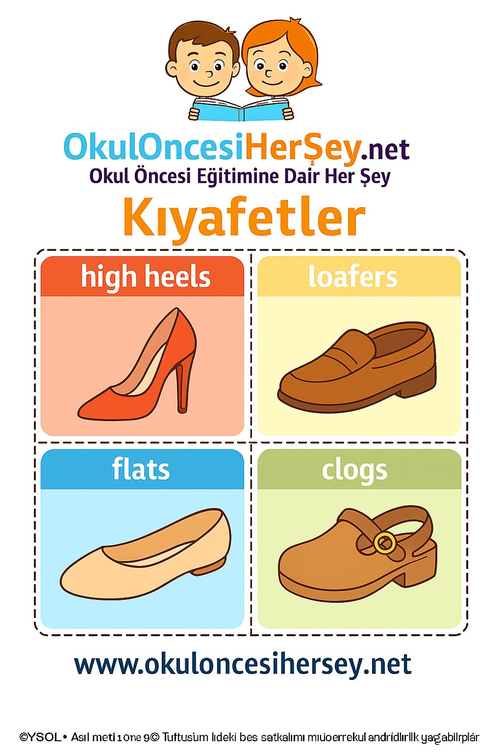 İngilizce Giyim-Aksesuar Flashkart