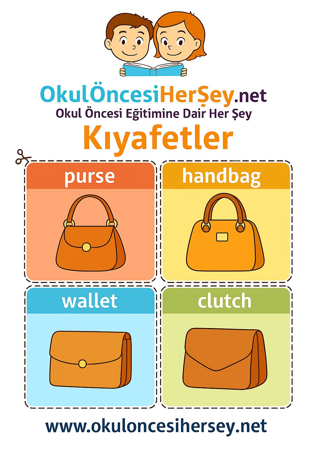 İngilizce Giyim-Aksesuar Flashkart