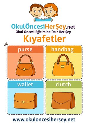 Çocuklar İçin  İngilizce Giyim-Aksesuar Flashkart  