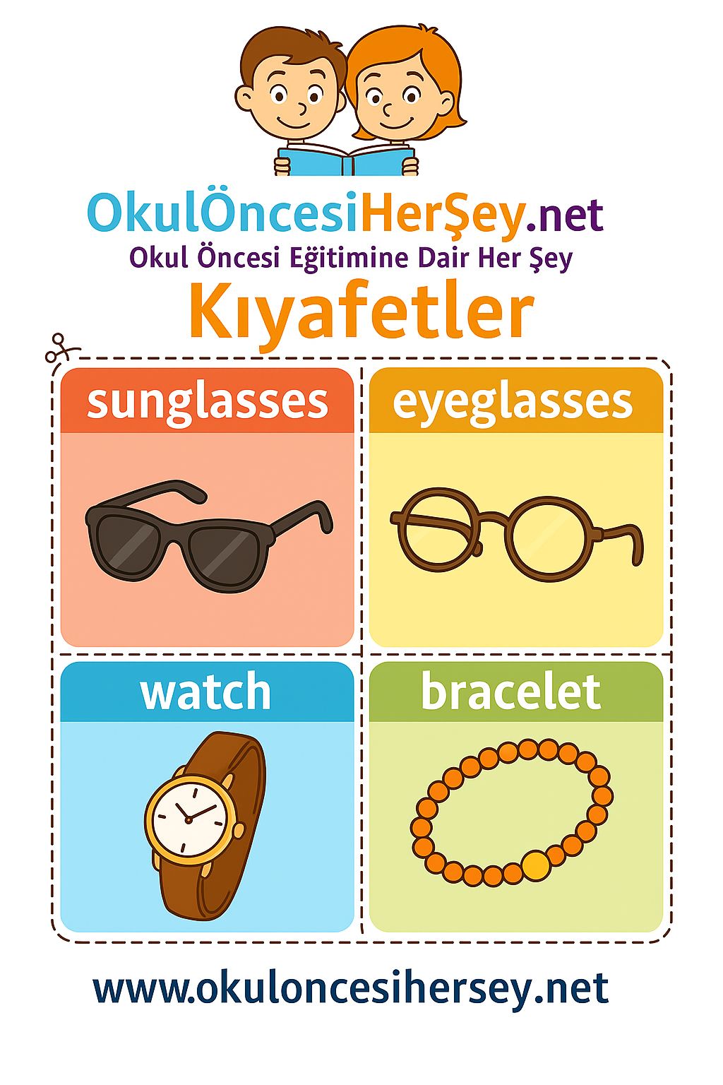 İngilizce Giyim-Aksesuar Flashkart