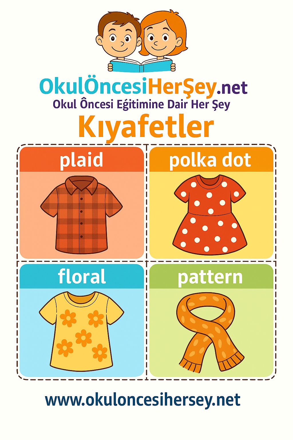 İngilizce Giyim-Aksesuar Flashkart