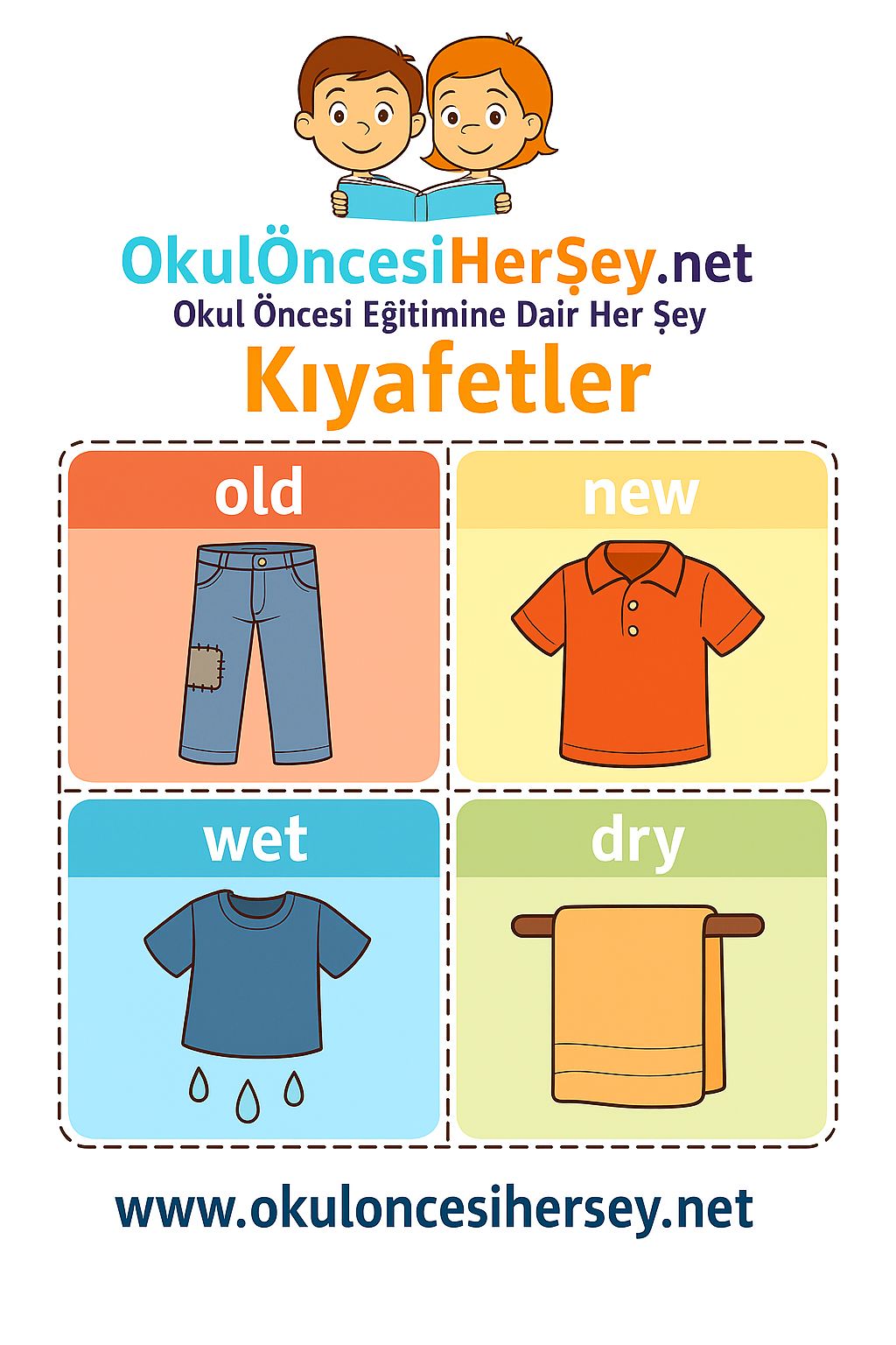 İngilizce Giyim-Aksesuar Flashkart