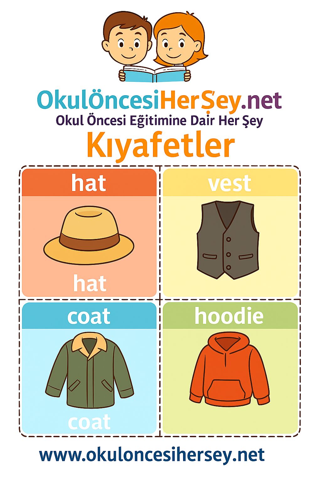 İngilizce Giyim-Aksesuar Flashkart