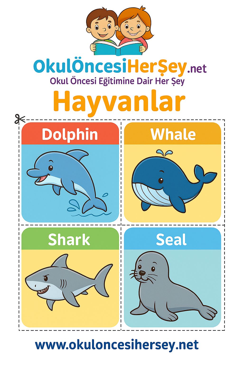 İngilizce Hayvanlar Flashkart