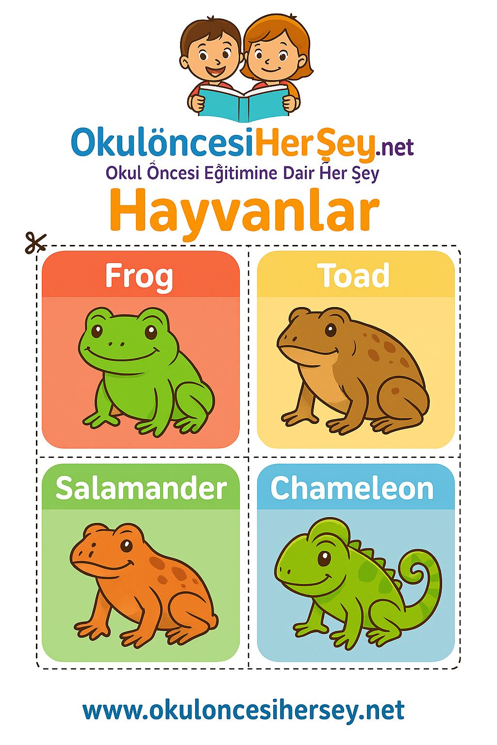 İngilizce Hayvanlar Flashkart