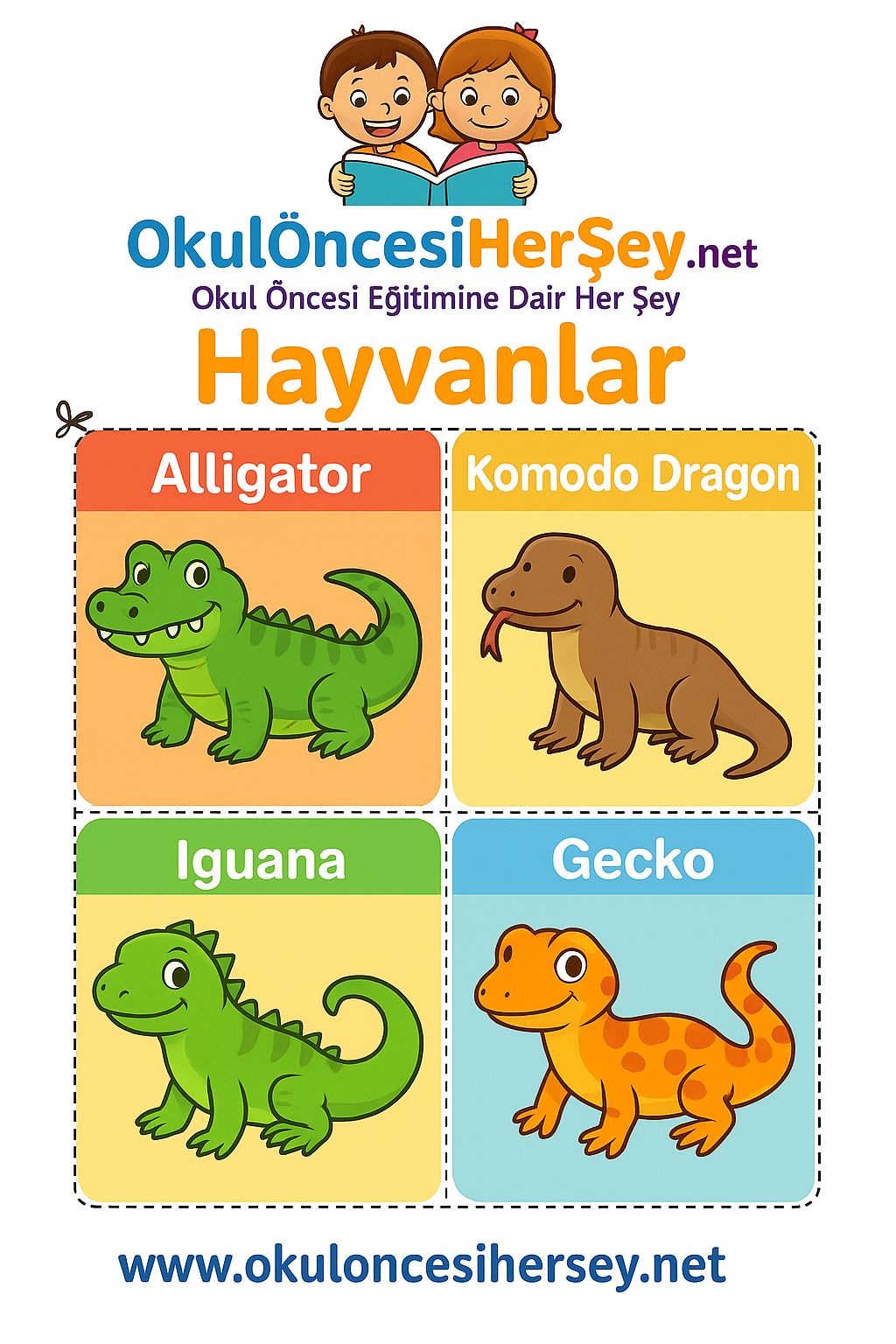 İngilizce Hayvanlar Flashkart