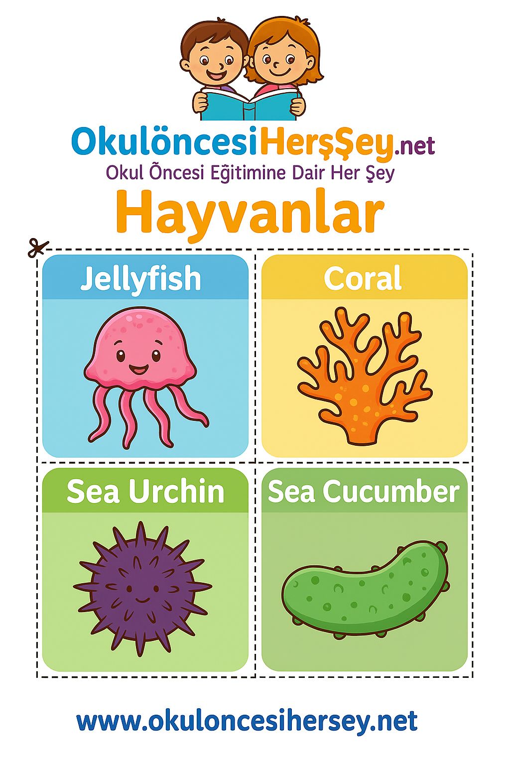 İngilizce Hayvanlar Flashkart