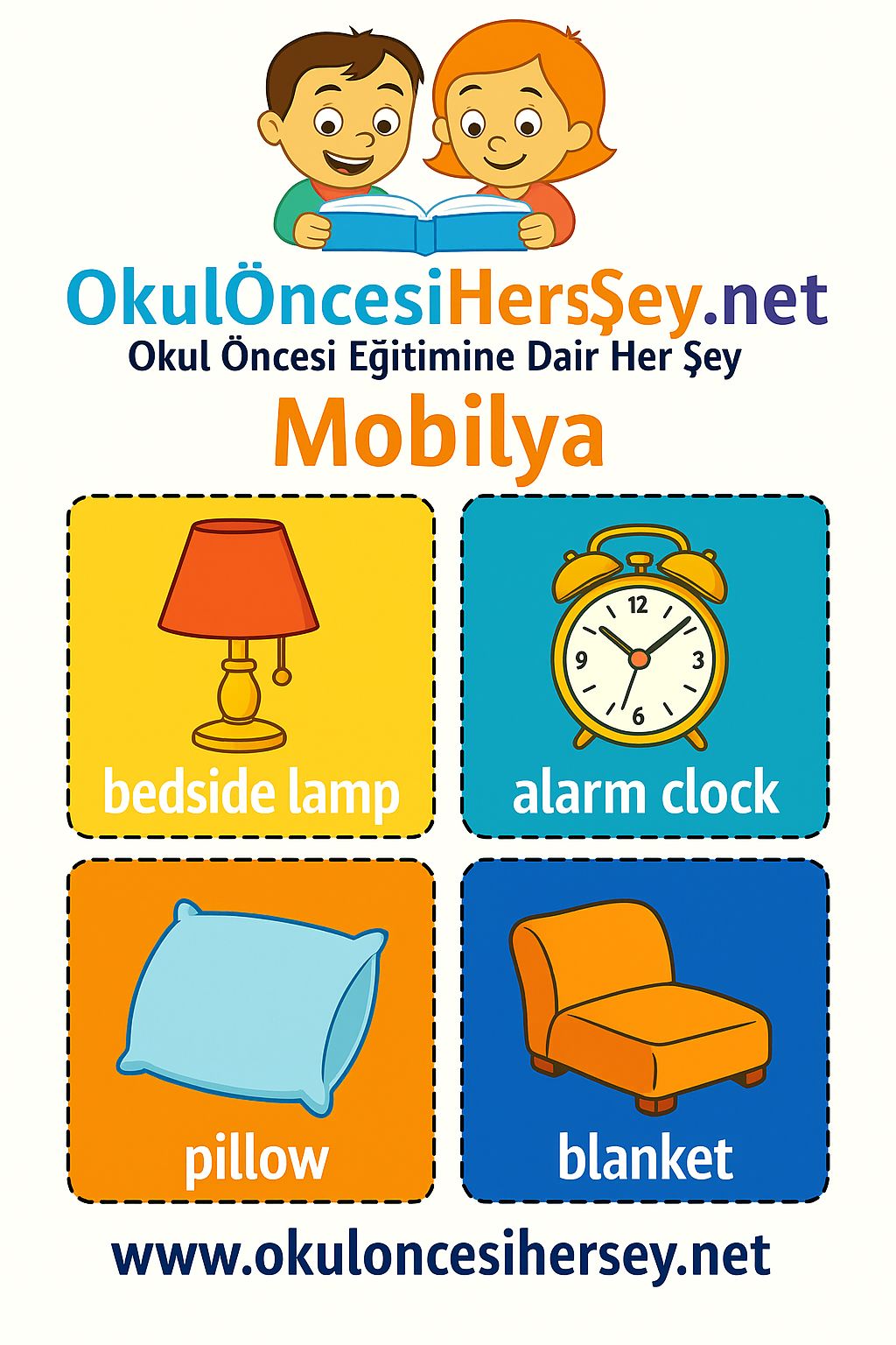 İngilizce Mobilya Flashkart