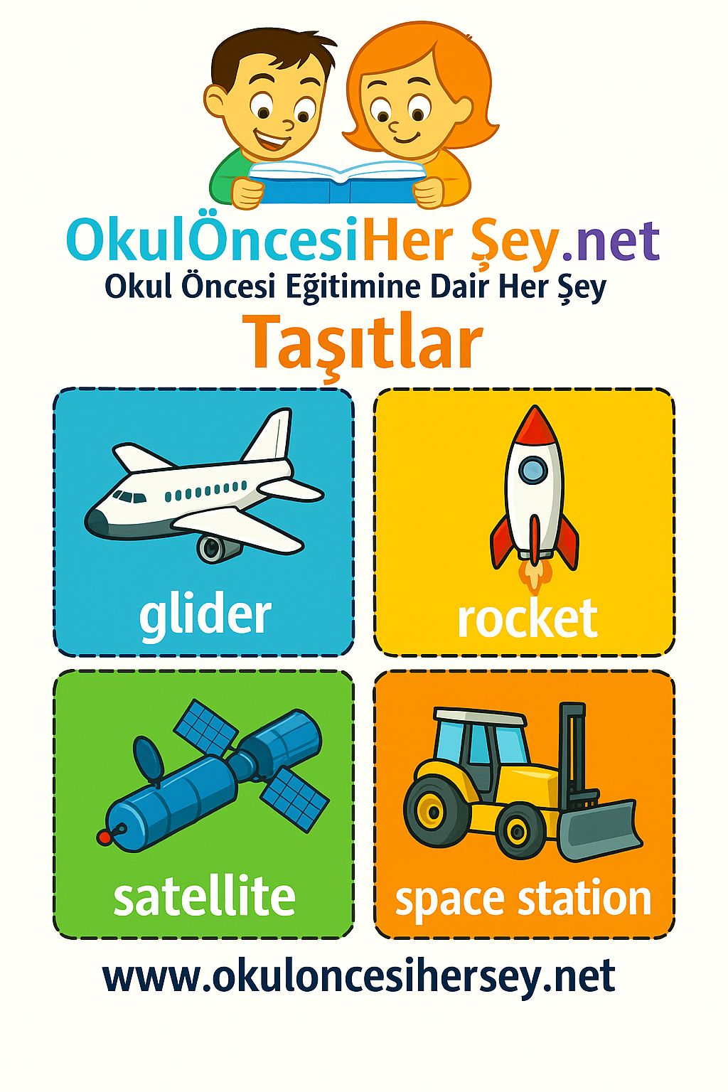 İngilizce Taşıtlar Flashkart