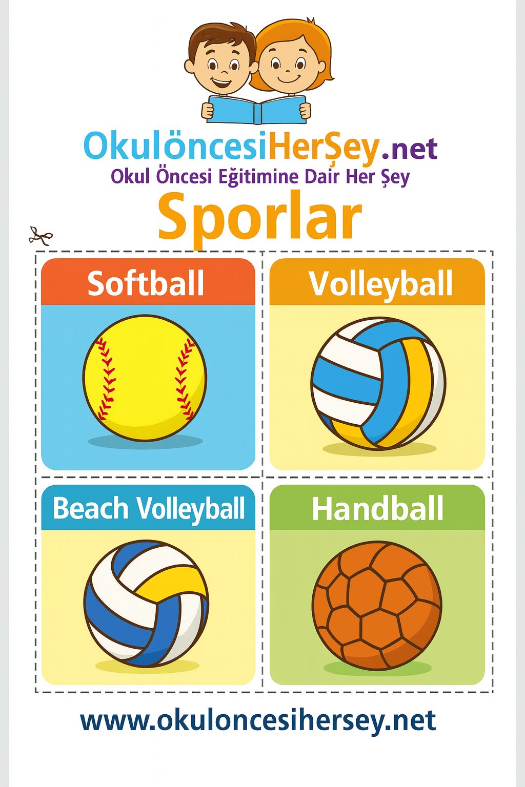 İngilizce Spor Dalları Flashkart