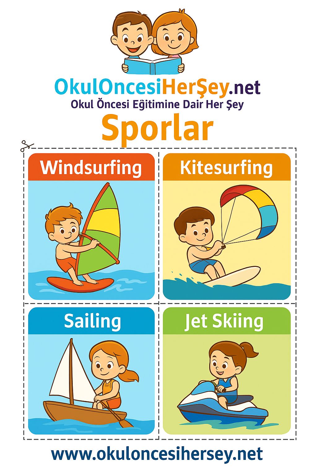 İngilizce Spor Dalları Flashkart