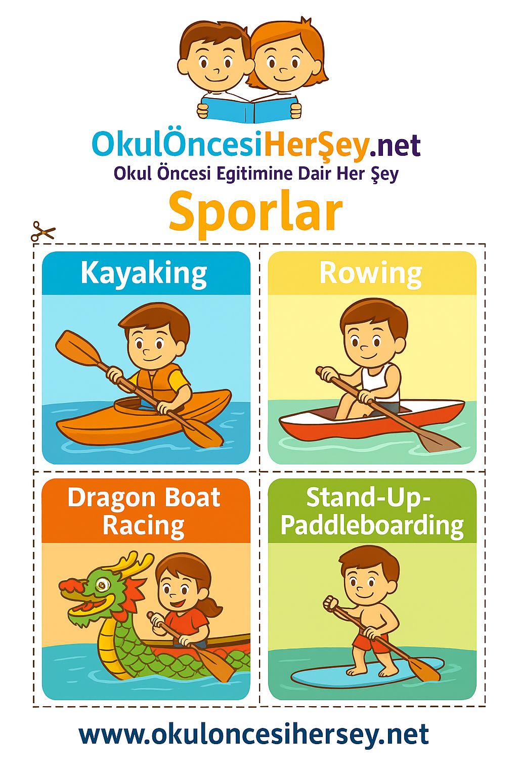 İngilizce Spor Dalları Flashkart