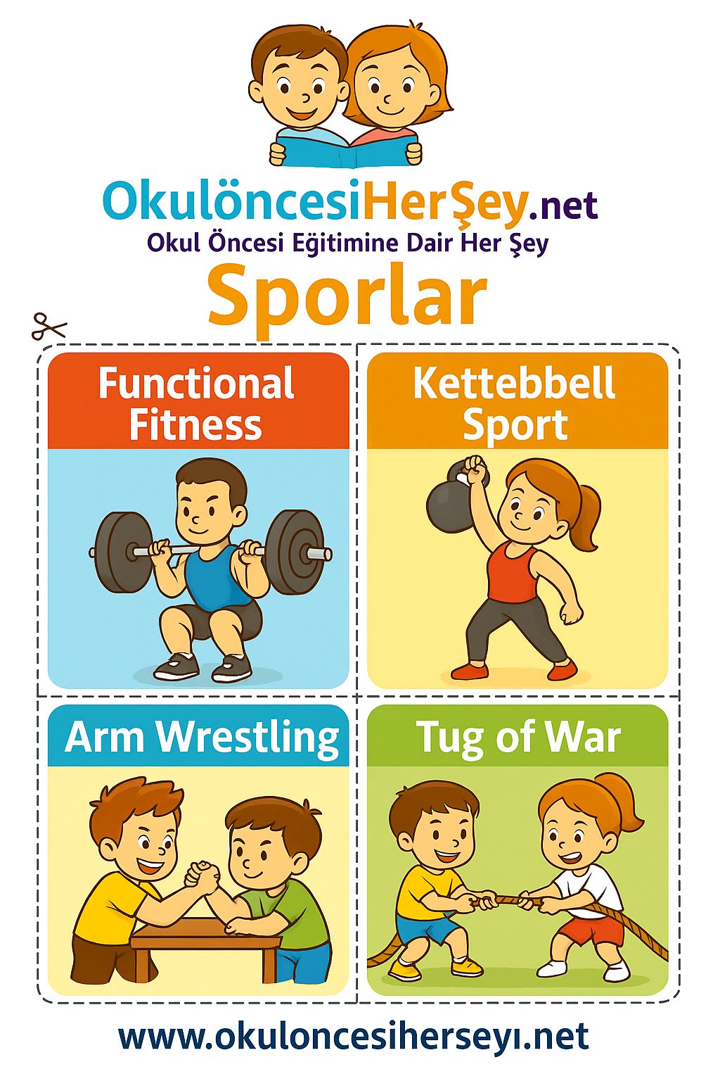 İngilizce Spor Dalları Flashkart