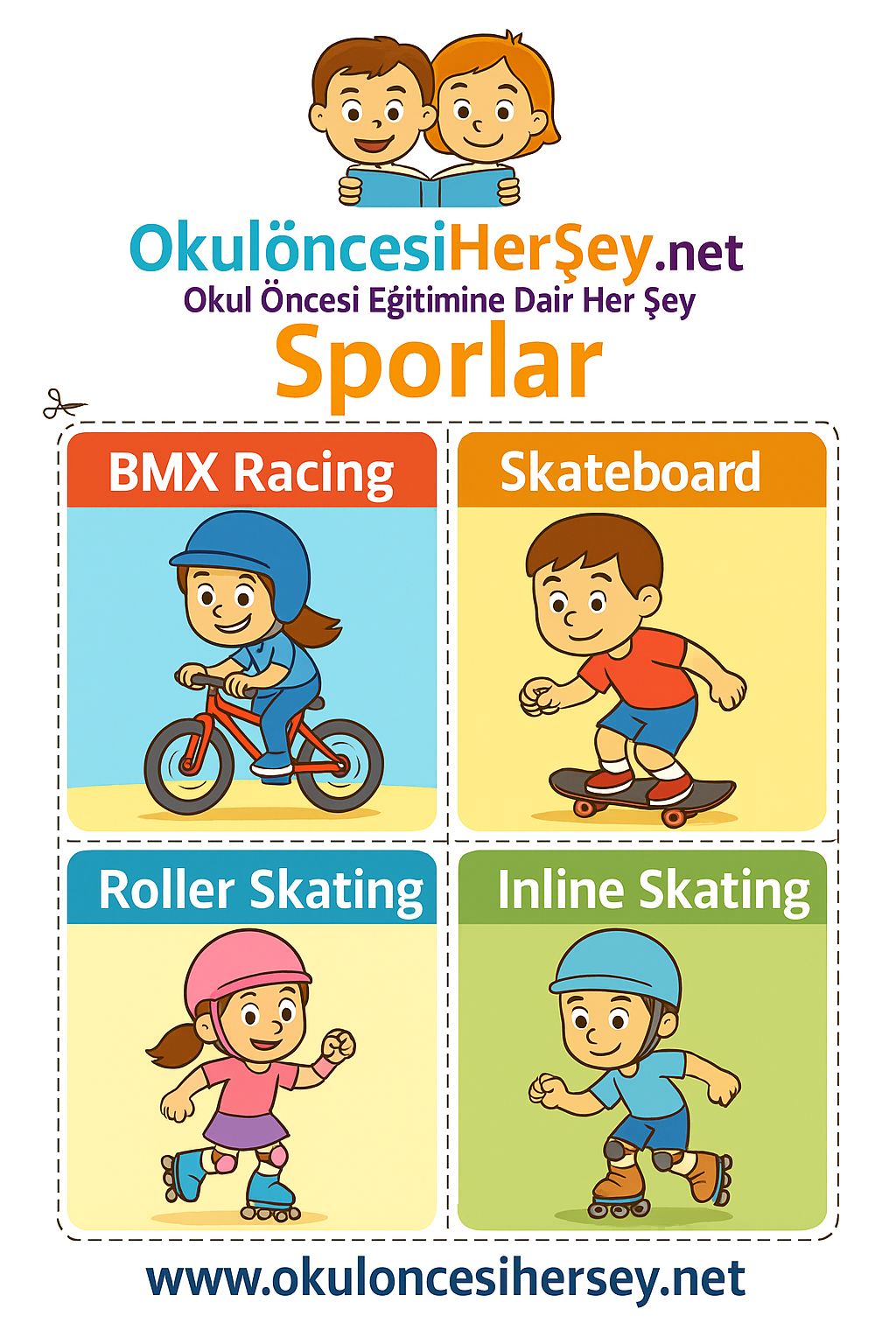 İngilizce Spor Dalları Flashkart