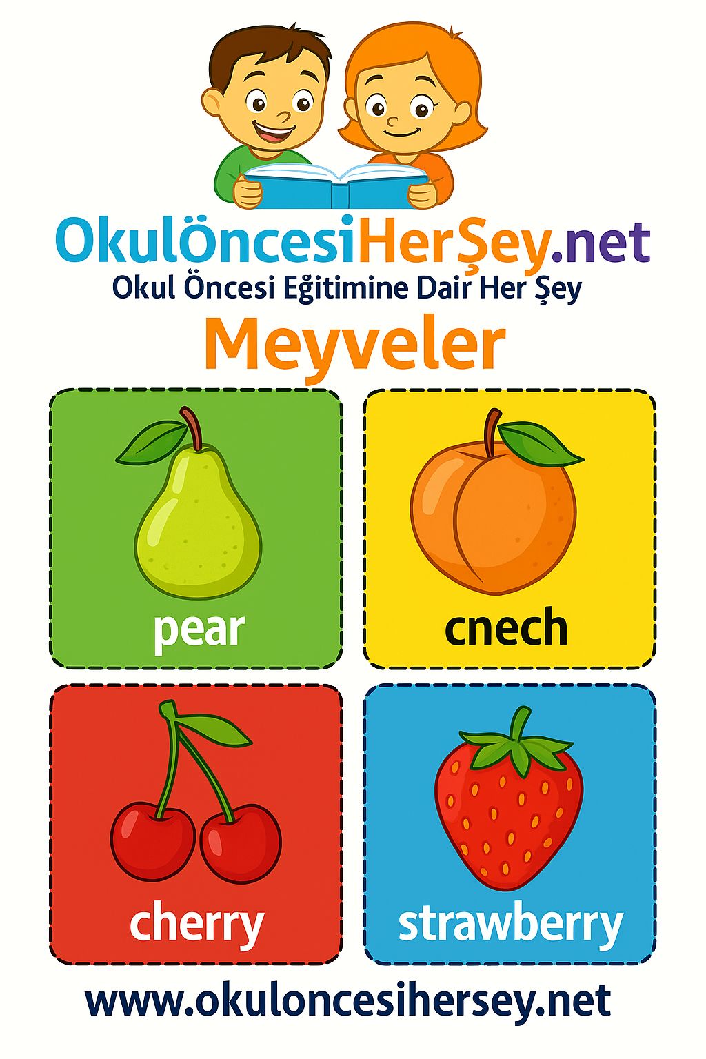 İngilizce Yiyecek-İçecek Flashkart