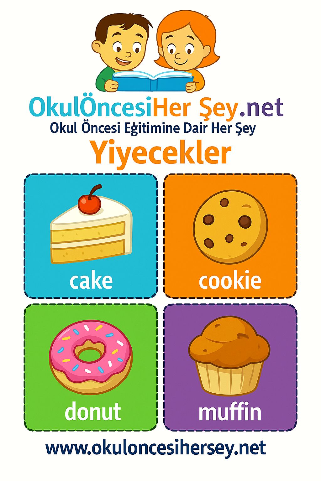 İngilizce Yiyecek-İçecek Flashkart