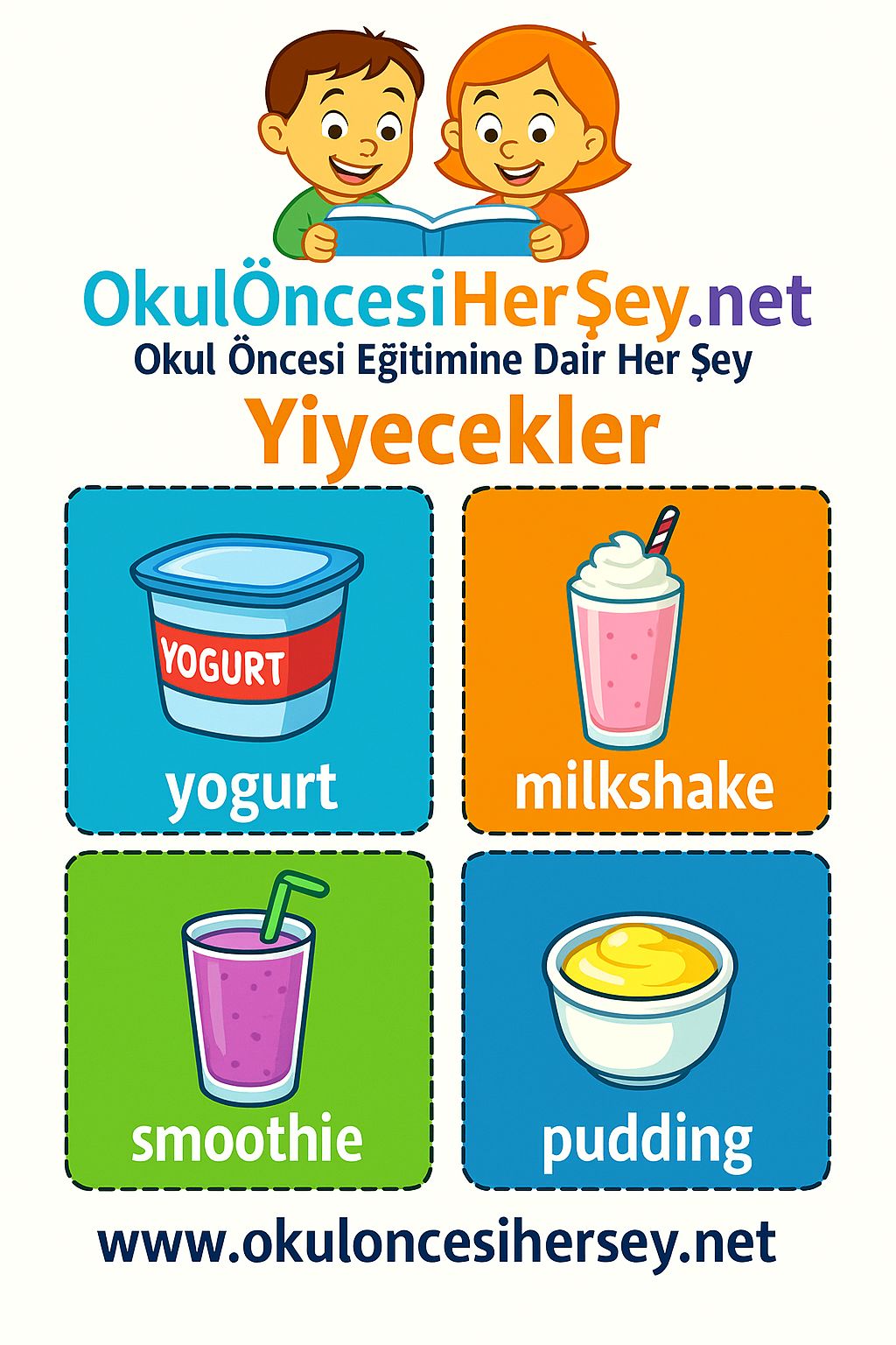 İngilizce Yiyecek-İçecek Flashkart