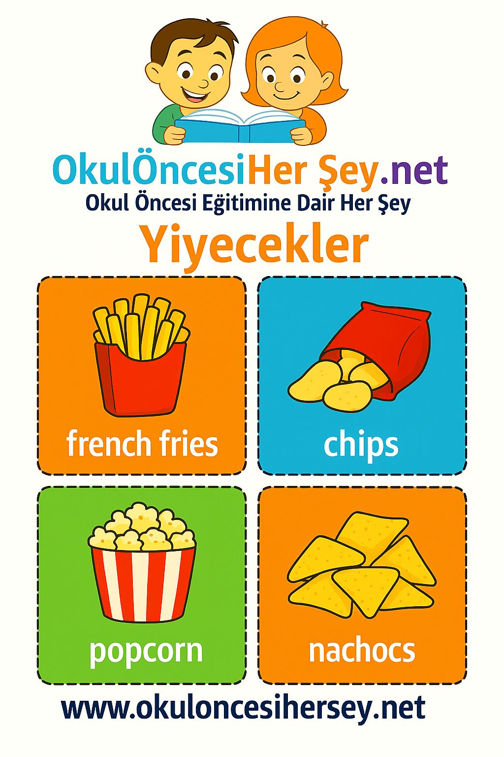 İngilizce Yiyecek-İçecek Flashkart