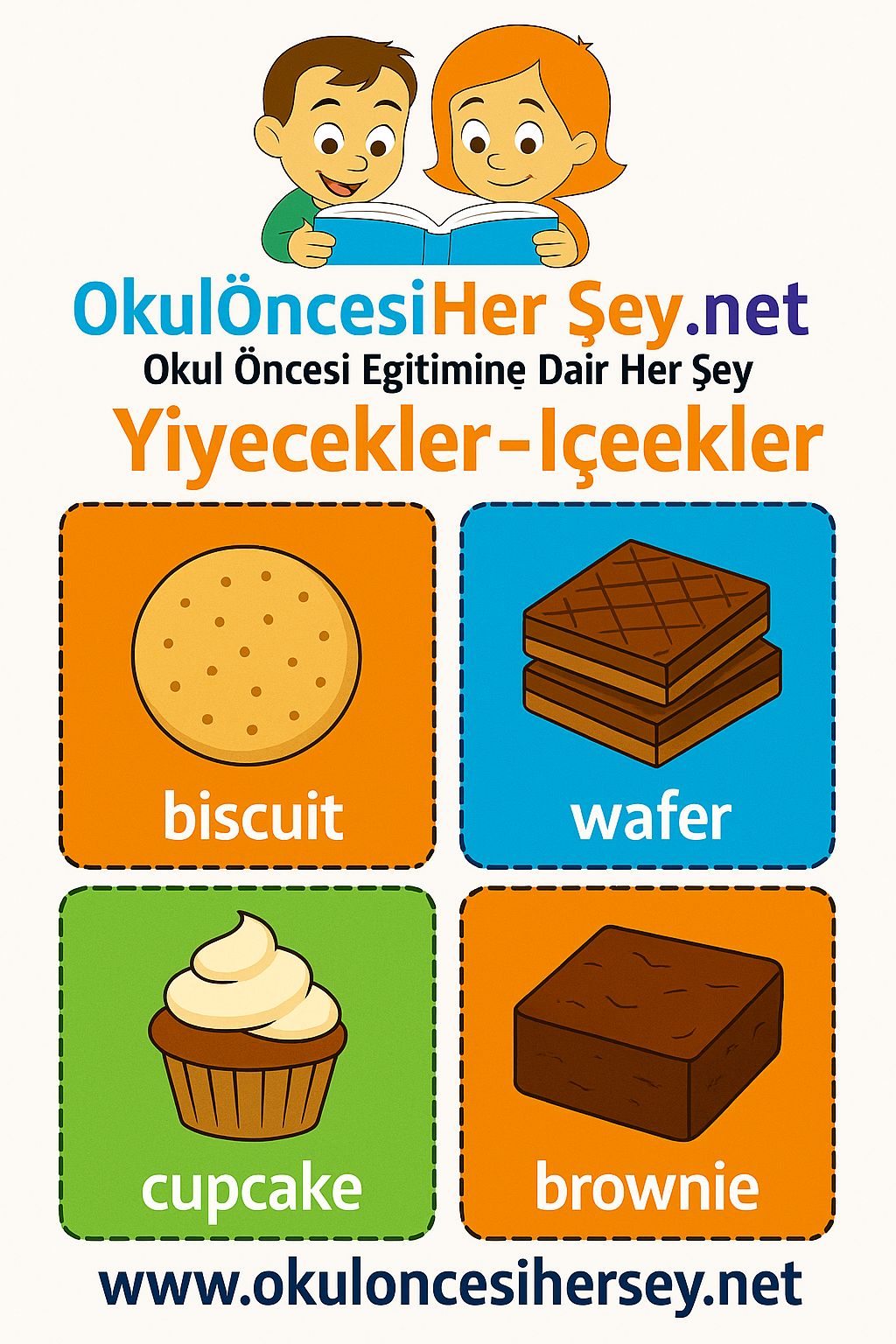 İngilizce Yiyecek-İçecek Flashkart