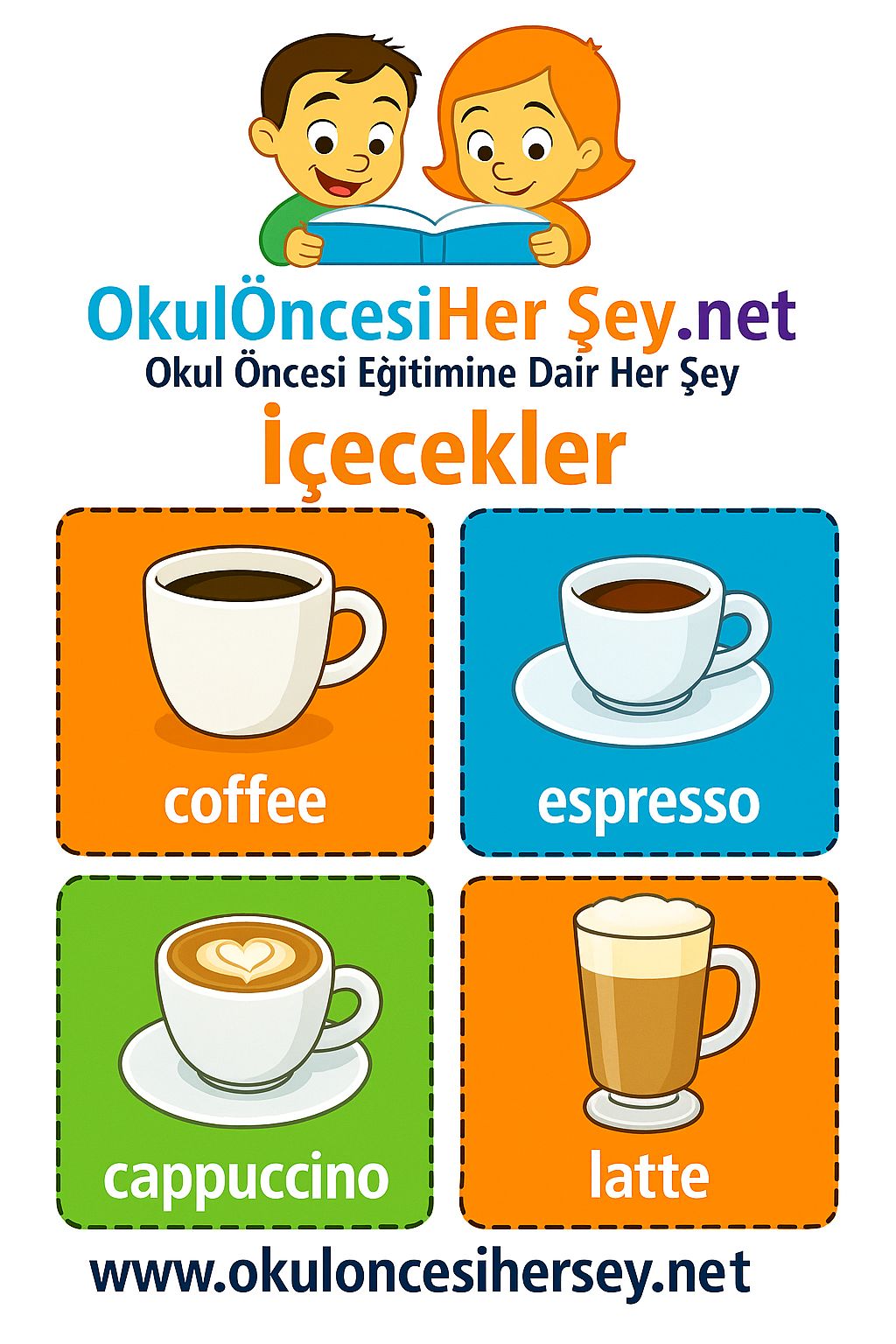 İngilizce Yiyecek-İçecek Flashkart