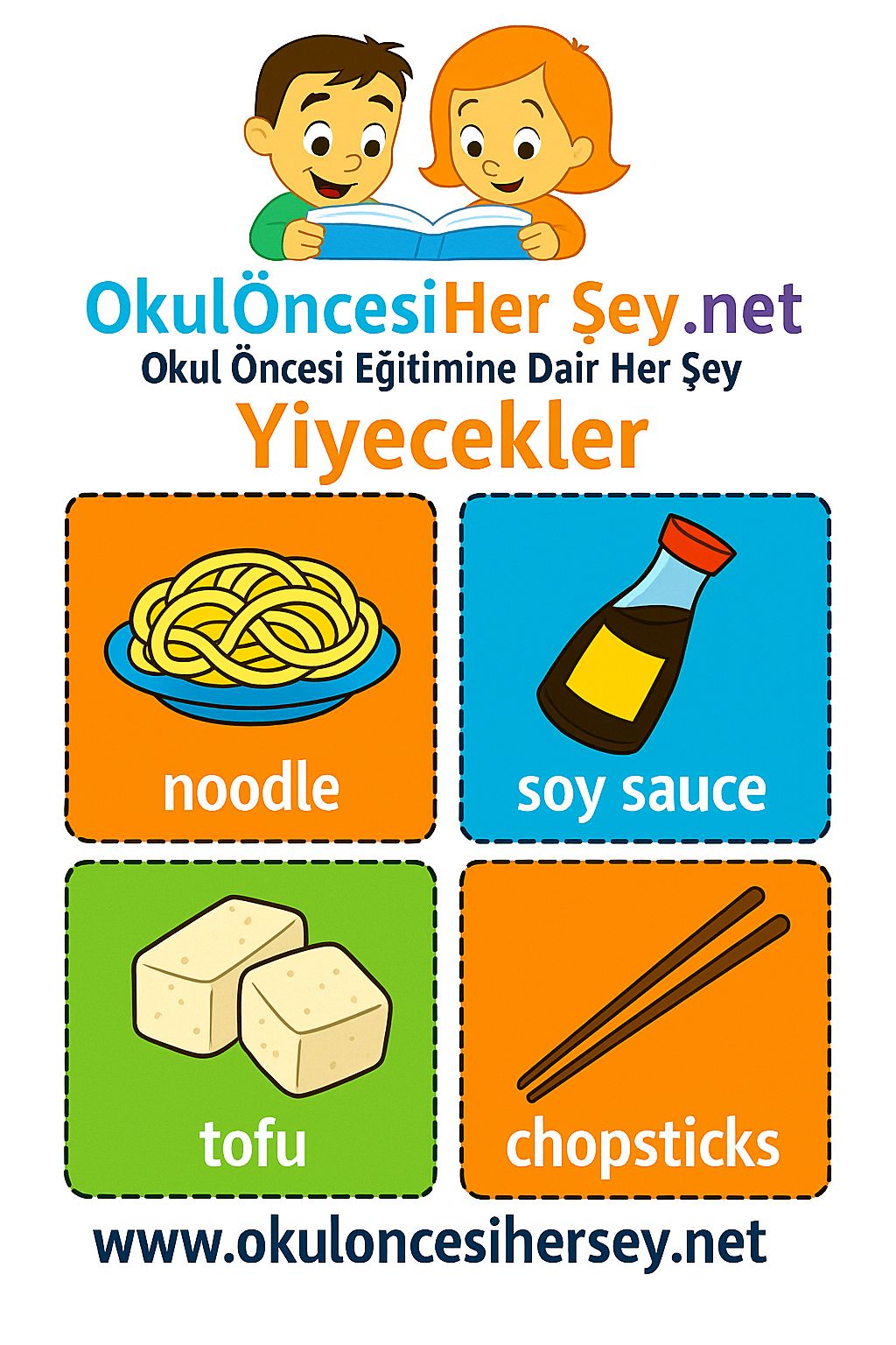 İngilizce Yiyecek-İçecek Flashkart