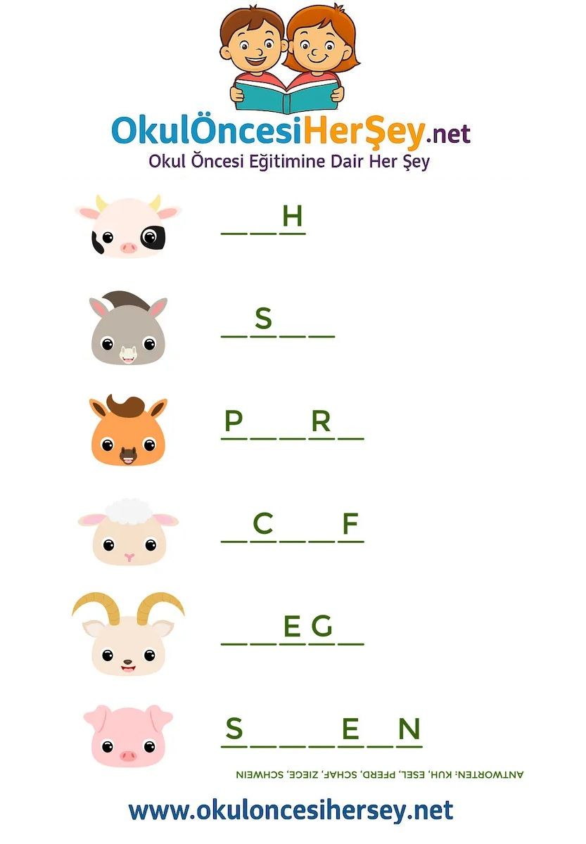 Çocuklar İçin   Hayvanlar  